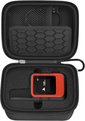 Satellite Communicator Case Compatible with Garmin InReach Mini 2/010-01879-00 InReach Mini for Camping & Hiking (Black Black Zipper)