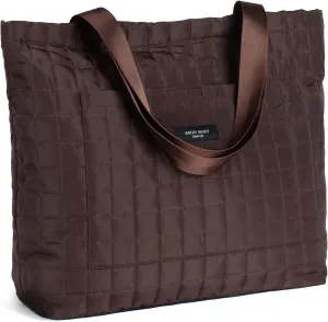 SATINSAINT Large Tote Travel Bag for Women, Lightweight Quilted Carry-All Shoppers Tote for Travel, Work, Gym and Casual Use