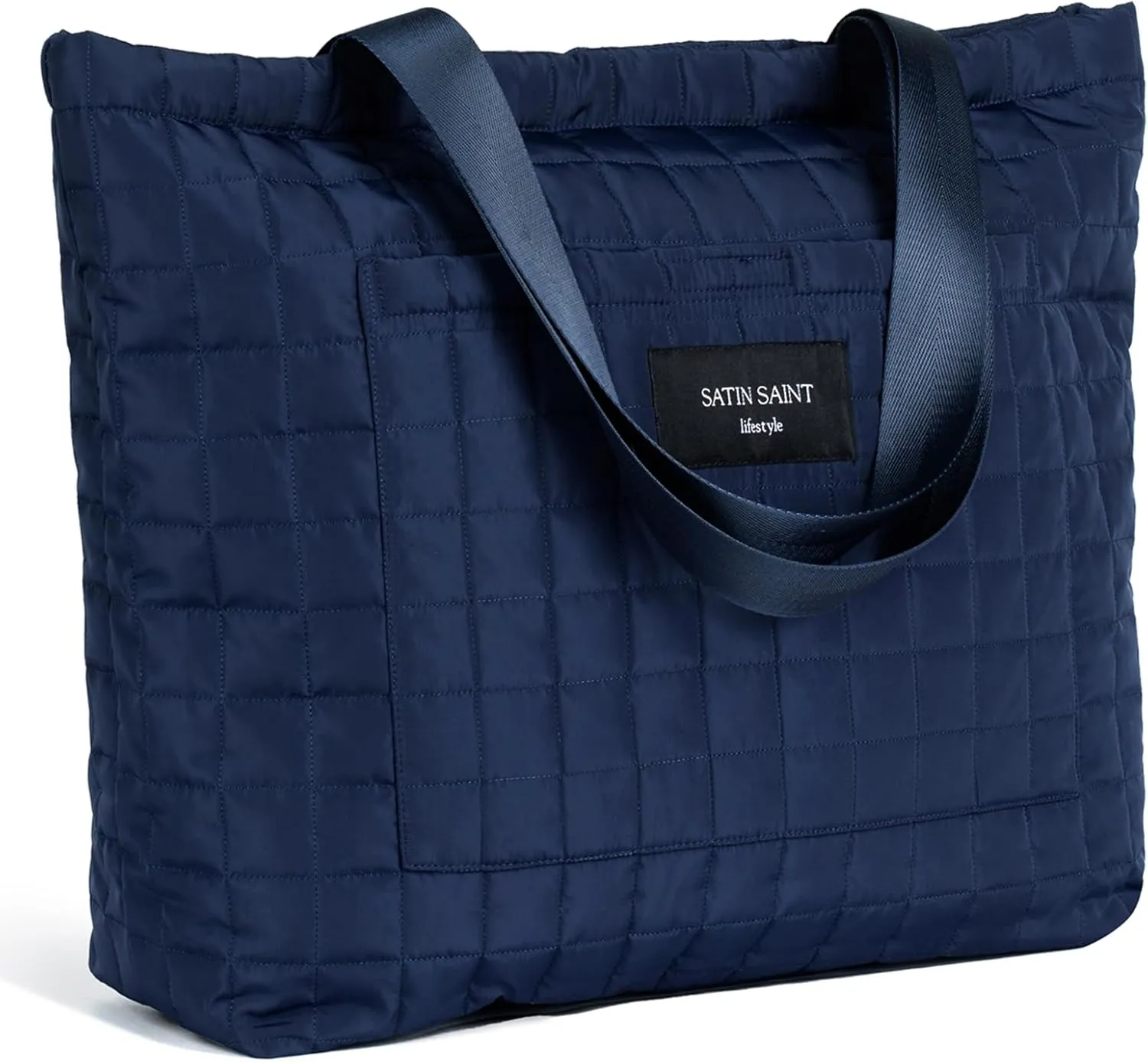SATINSAINT Large Tote Travel Bag for Women, Lightweight Quilted Carry-All Shoppers Tote for Travel, Work, Gym and Casual Use