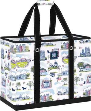 SCOUT 3 Girls' Extra Large Sandproof Utility Tote - Zipper Closure Beach, Pool & Travel Bag