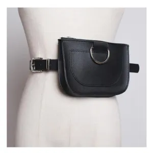Serpentine Pu Leather Fanny Pack