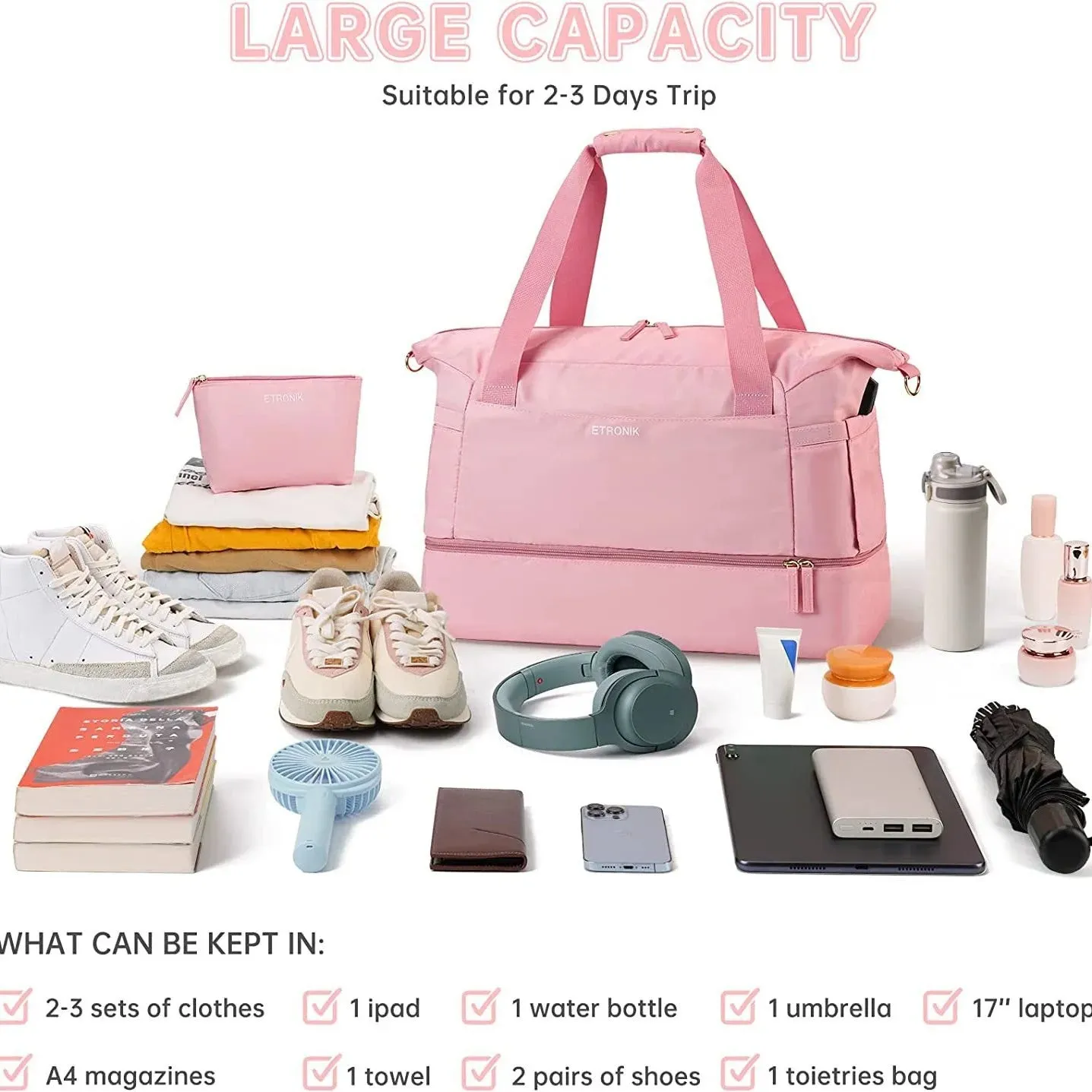 Shamcey | Weekender Travel Duffle Bag