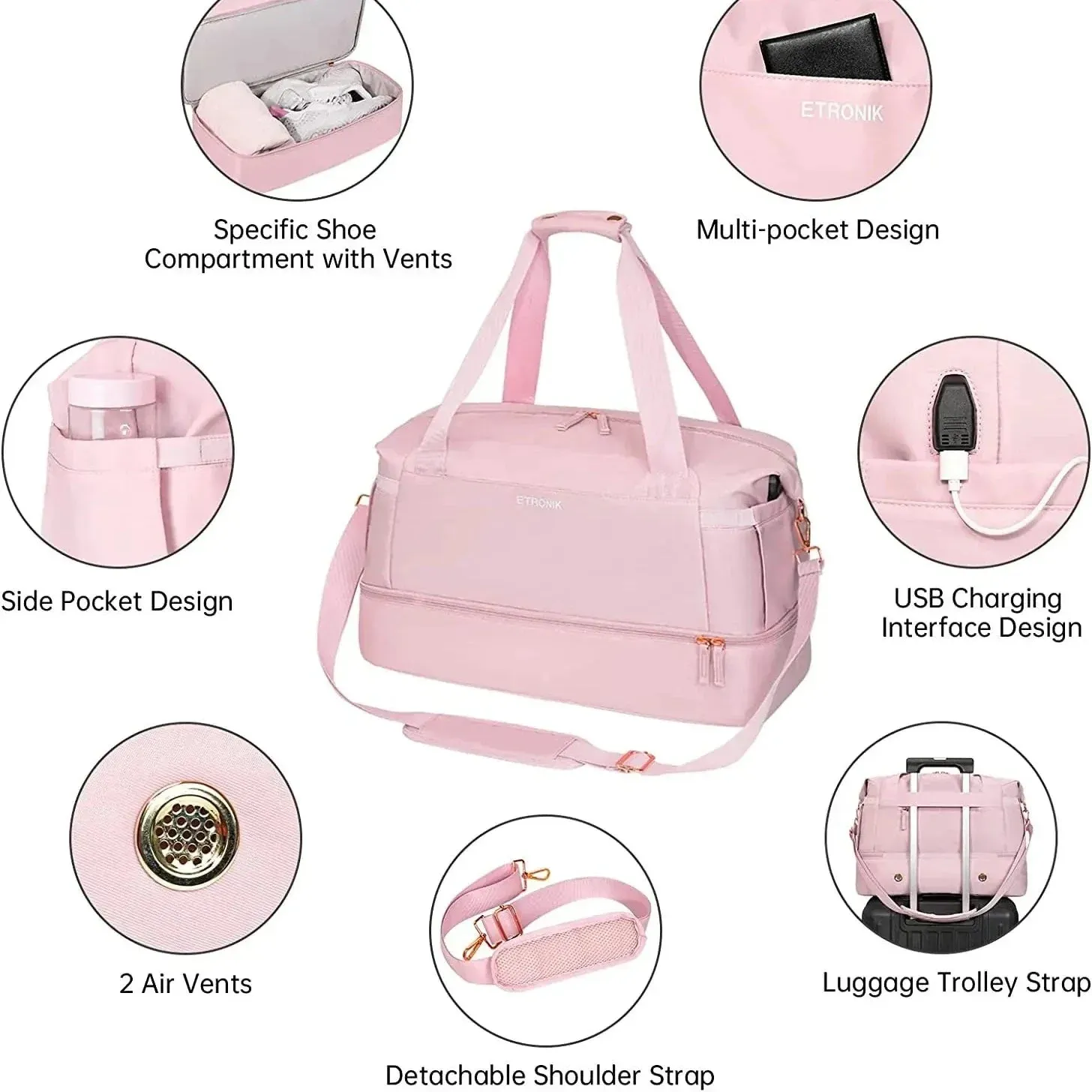 Shamcey | Weekender Travel Duffle Bag