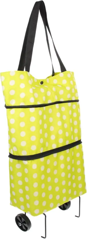 Shopping Cart Tey Large Capacity Grocery Bag Wheeled Shopping Bag Utility Foldable Grocery Bag with