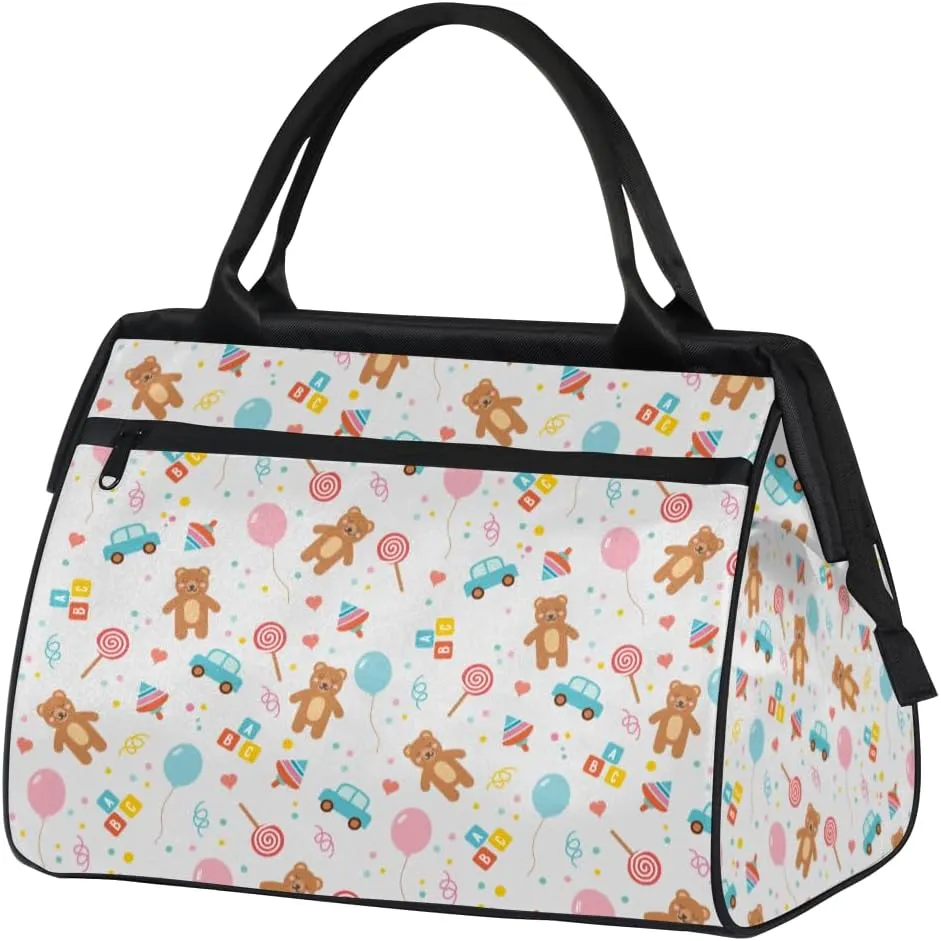 Shoulder Tote Bag for Women, Tote Purse with Zipper Large Handbag for Travel Work Gym