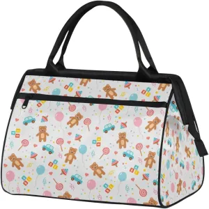 Shoulder Tote Bag for Women, Tote Purse with Zipper Large Handbag for Travel Work Gym