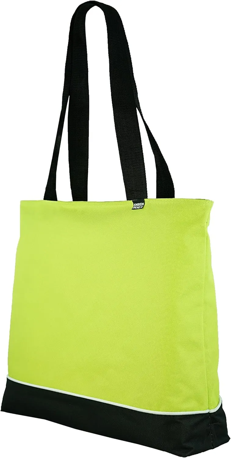 Shoulder Tote Bag with Zipper