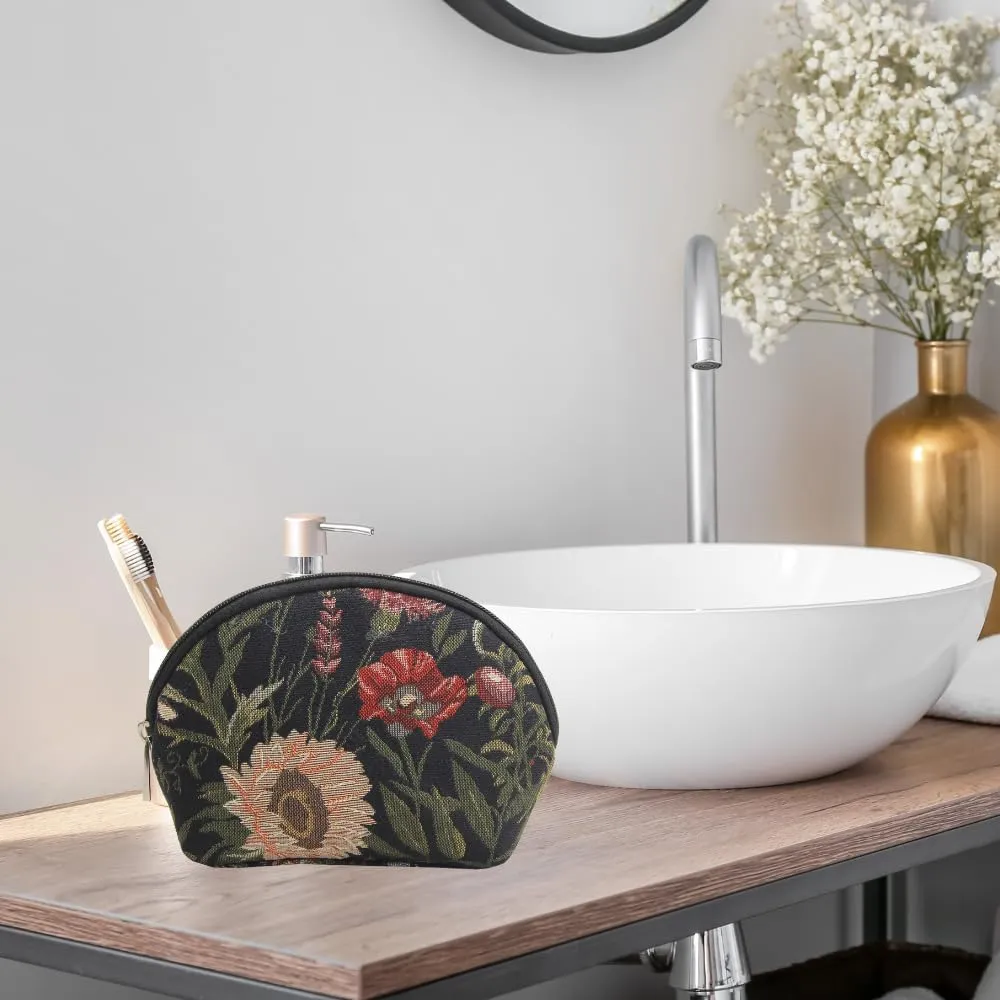 Signare Tapestry Cosmetic Bag Toiletry Makeup Bag for Women