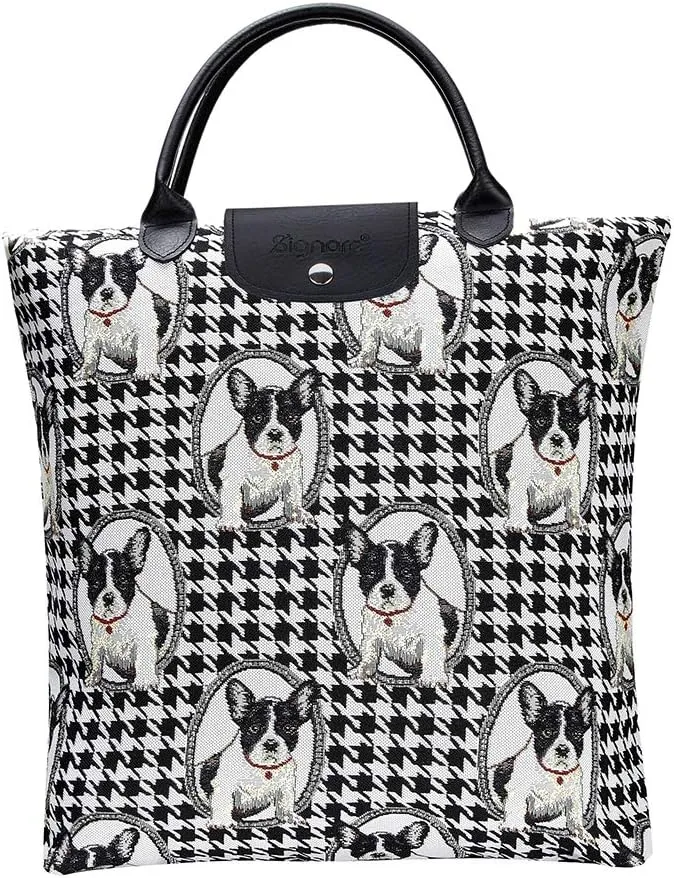 Signare Tapestry Foldable Tote Bag Reusable Shopping Bag Grocery Bag
