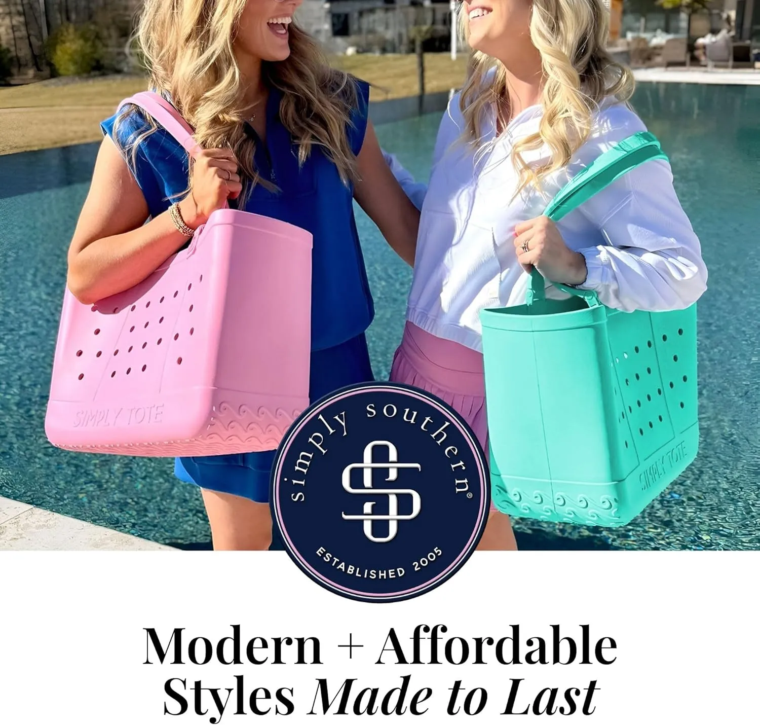 Simply Southern, Large Tote Bag