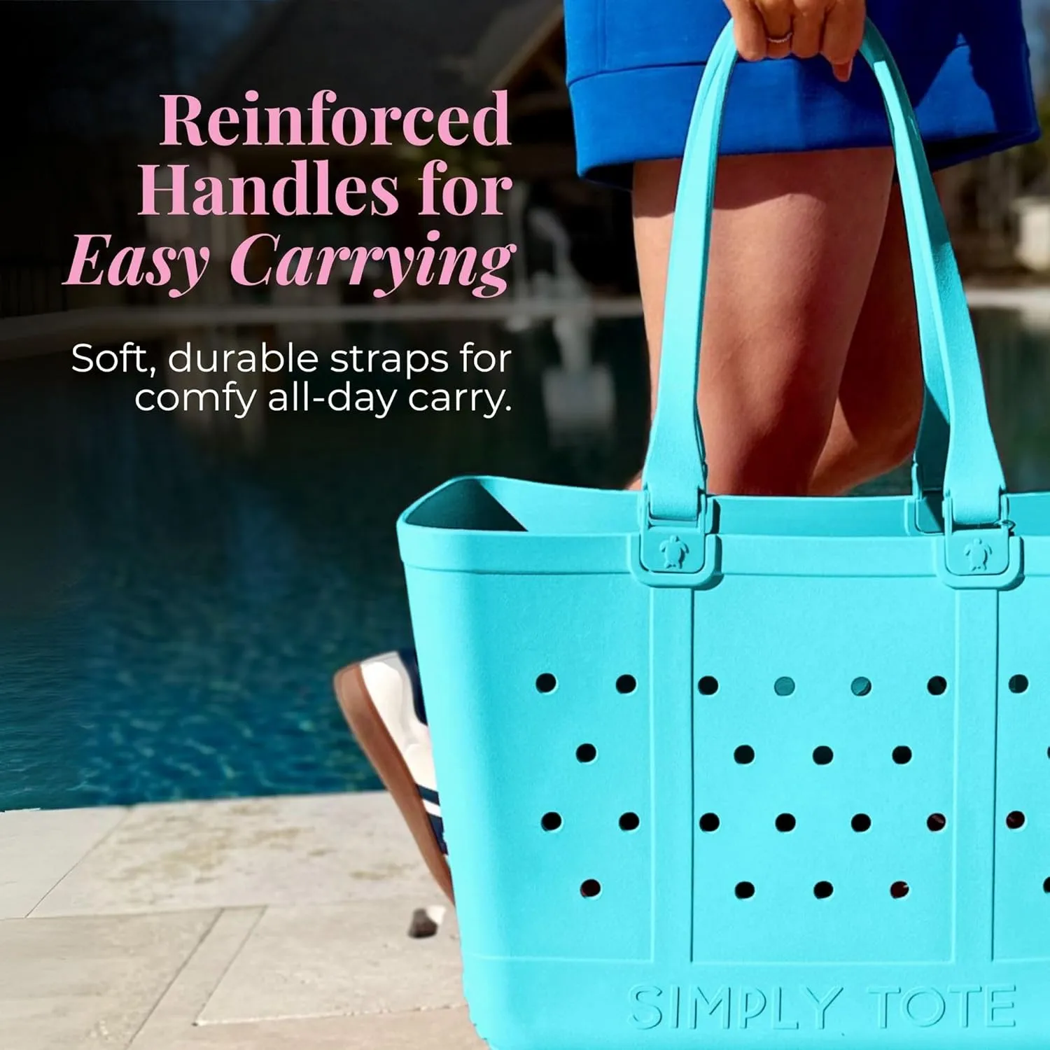Simply Southern, Large Tote Bag