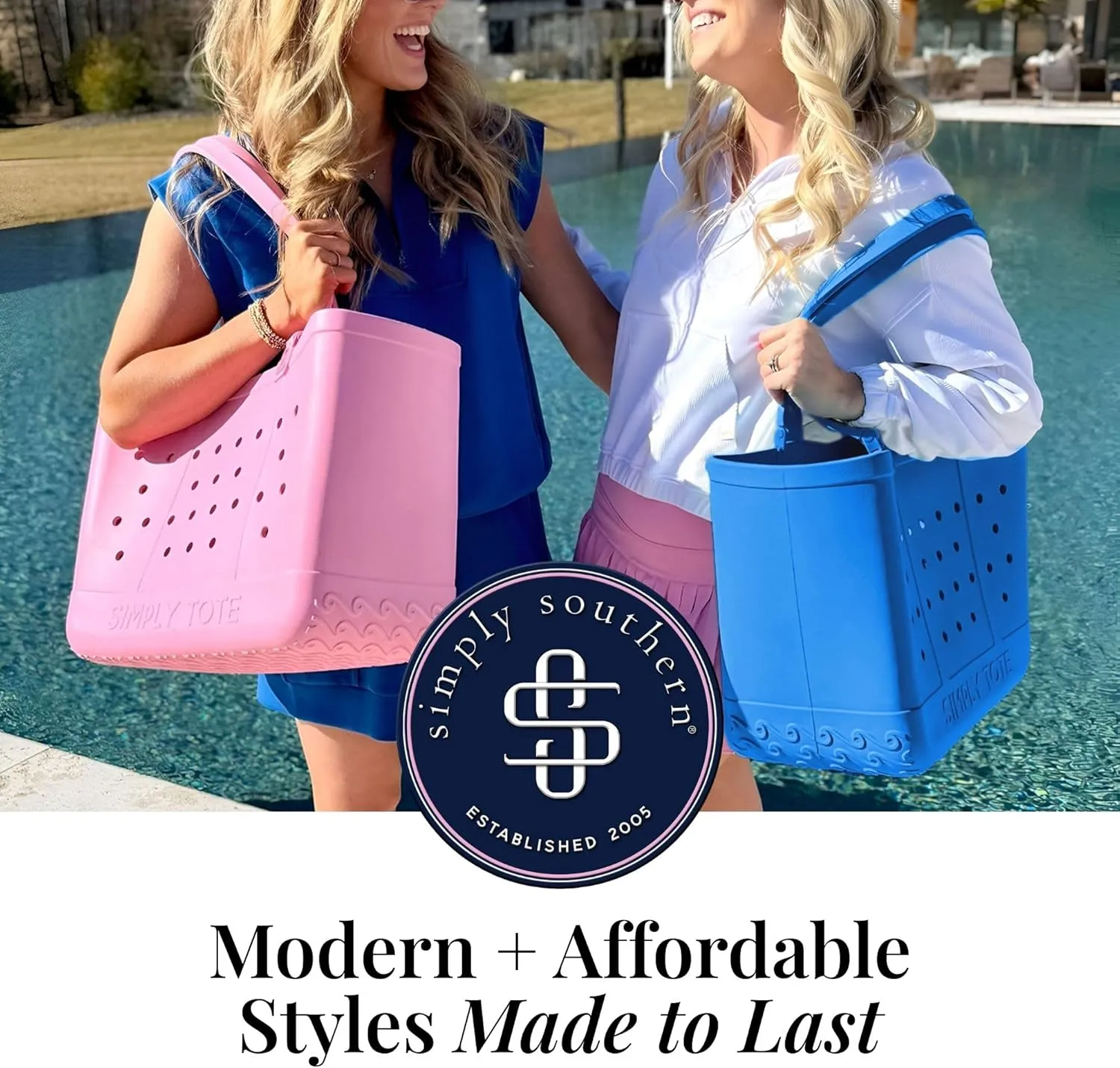 Simply Southern, Large Tote Bag