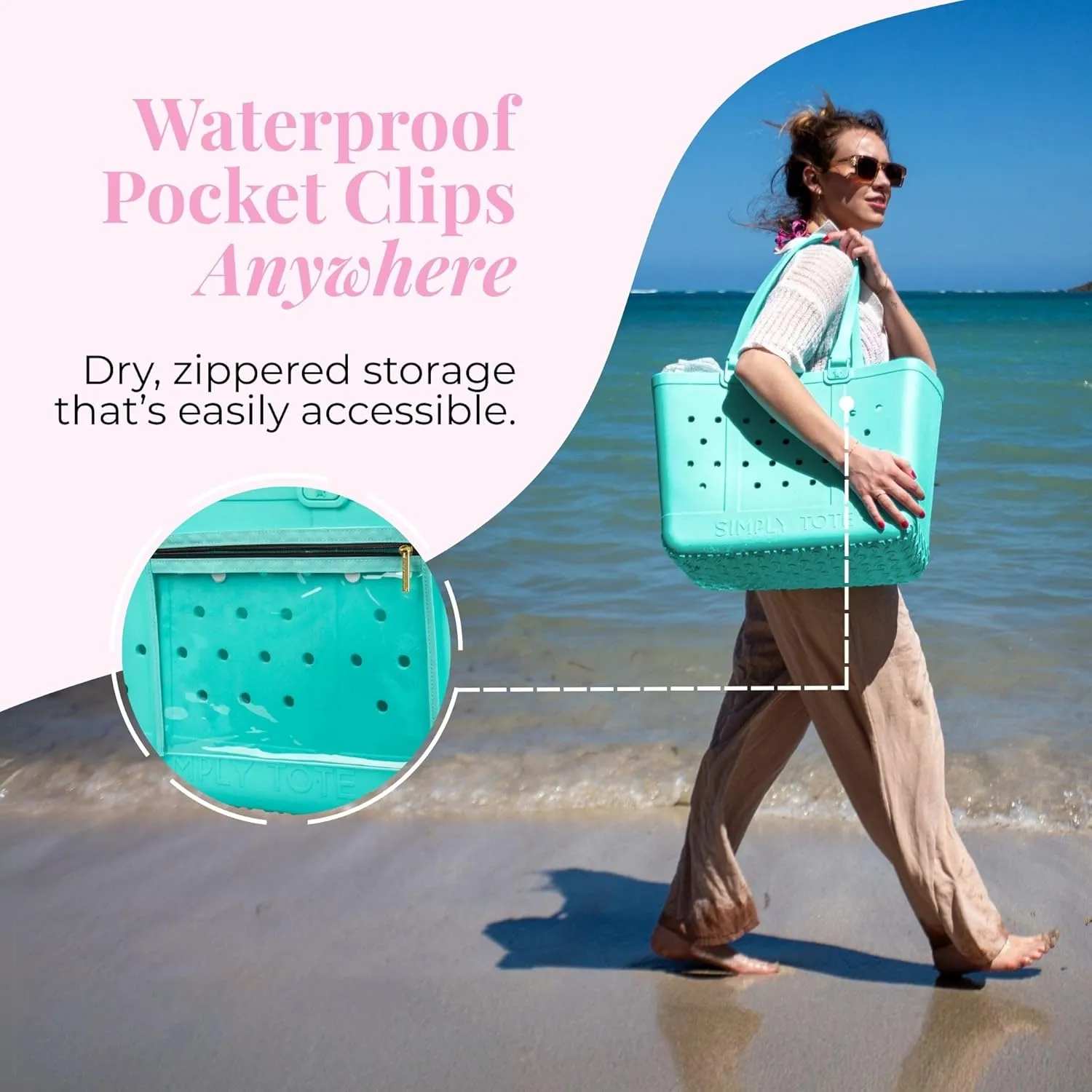 Simply Southern, Large Tote Bag