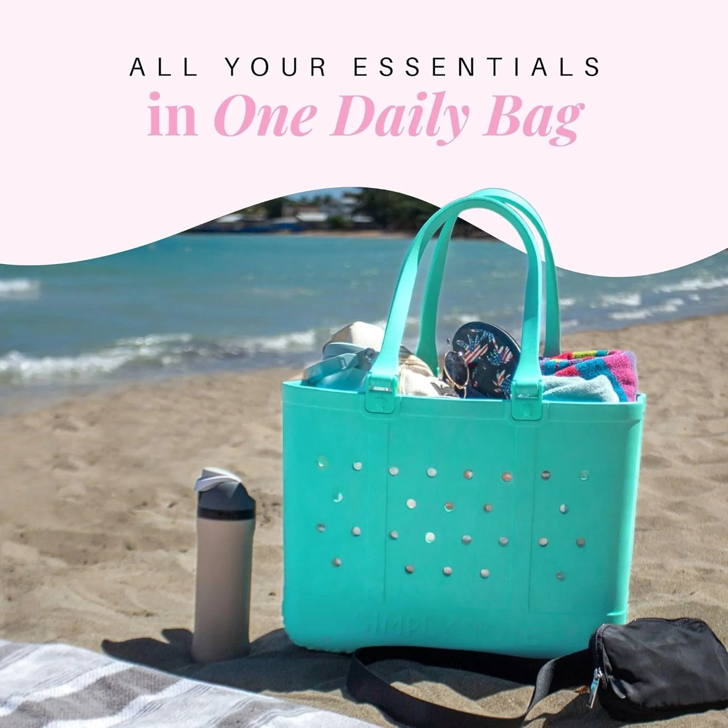 Simply Southern, Large Tote Bag