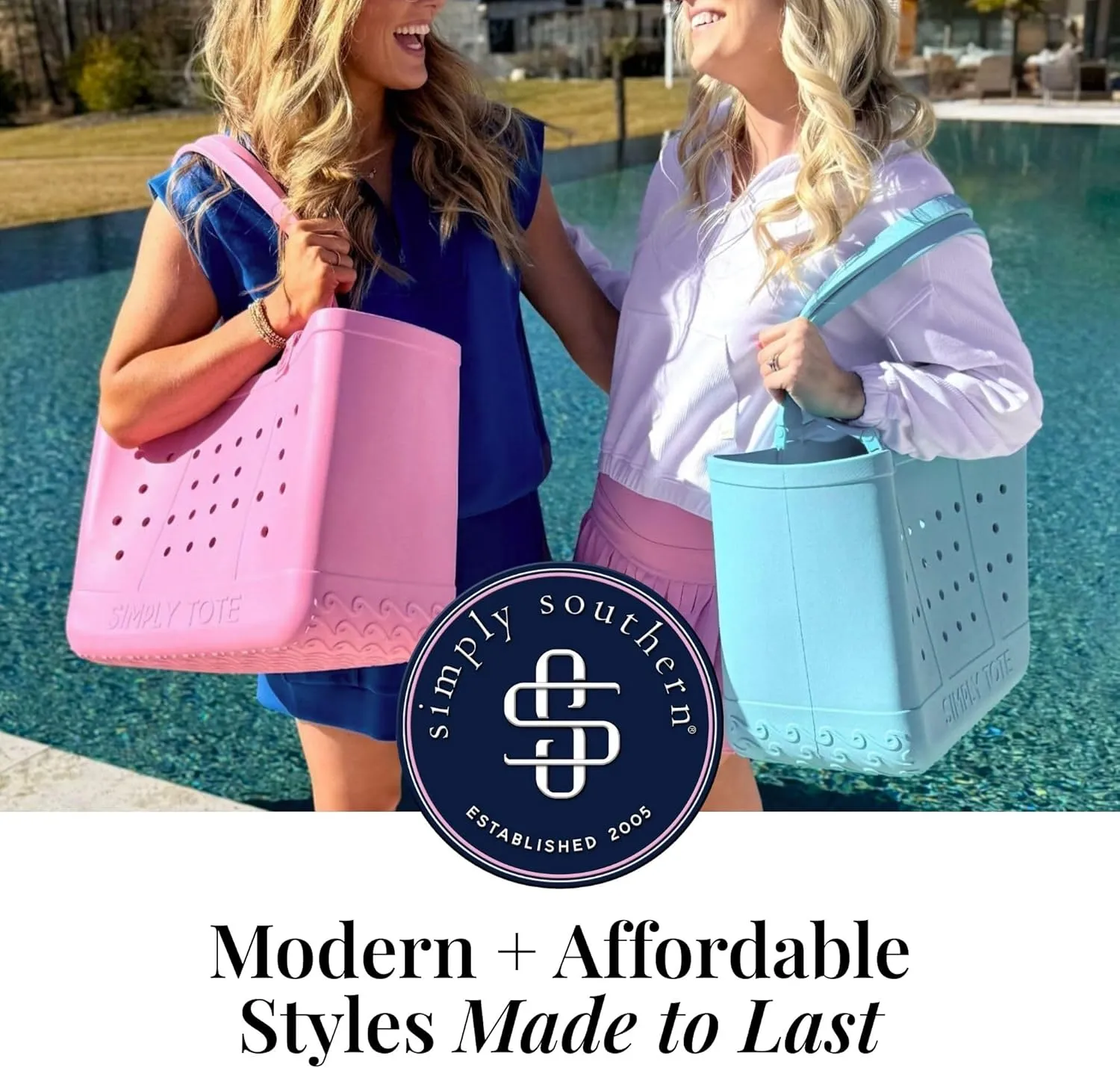 Simply Southern, Large Tote Bag