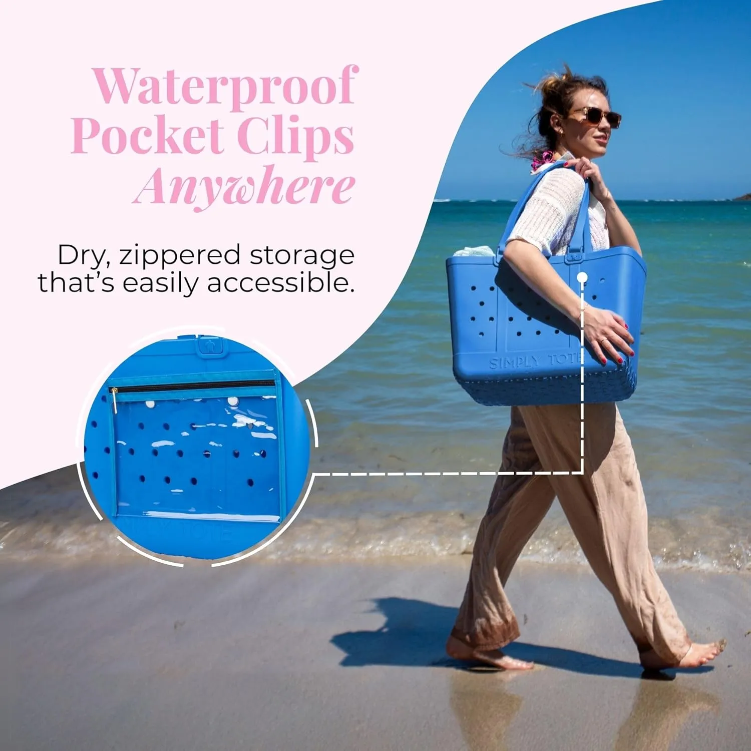 Simply Southern, Large Tote Bag