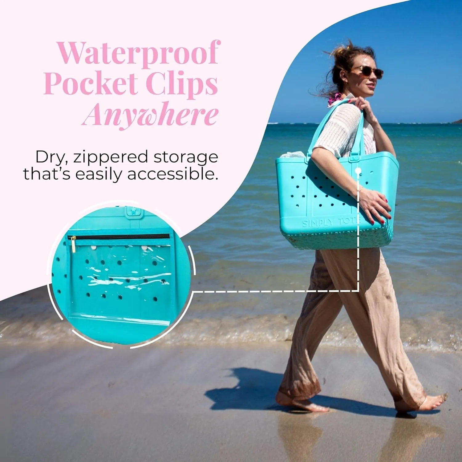 Simply Southern, Large Tote Bag