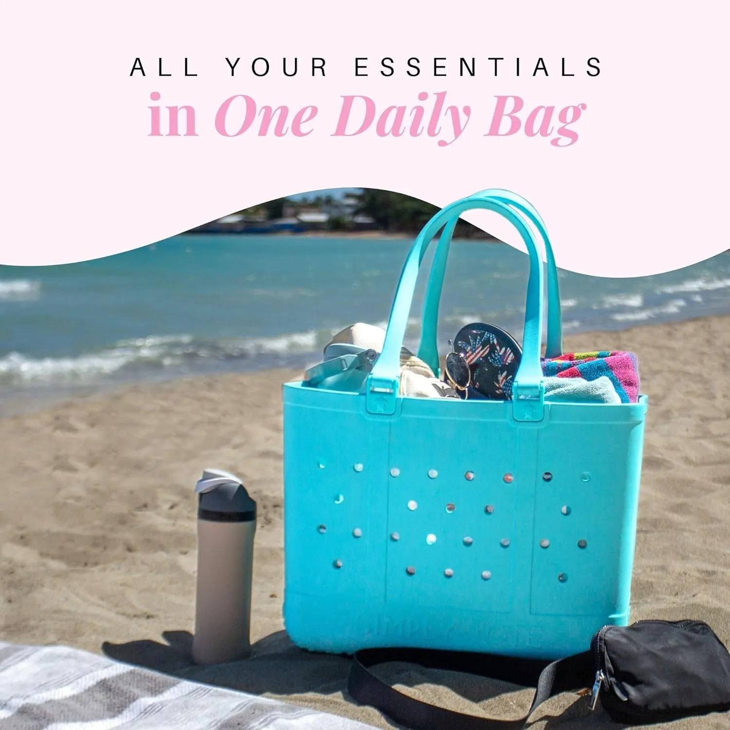 Simply Southern, Large Tote Bag