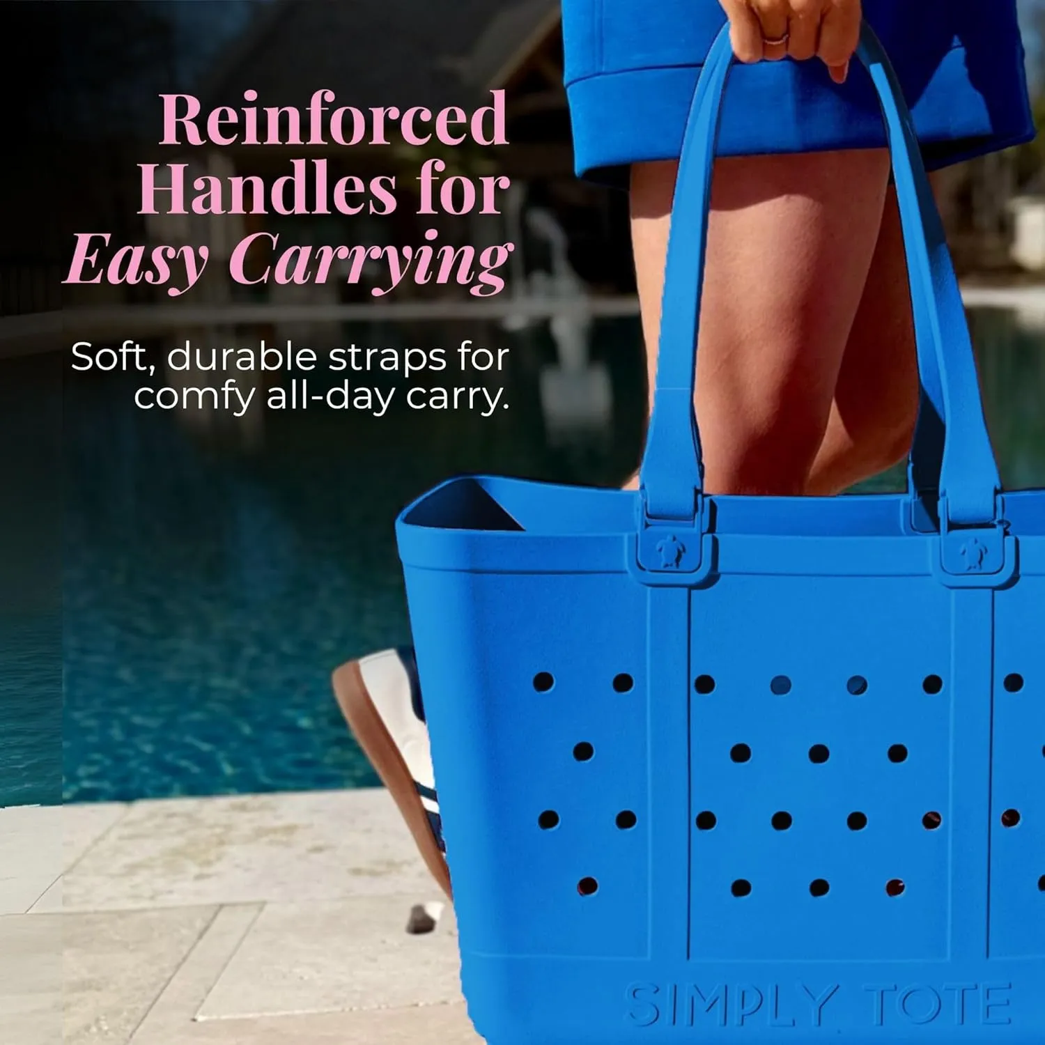 Simply Southern, Large Tote Bag