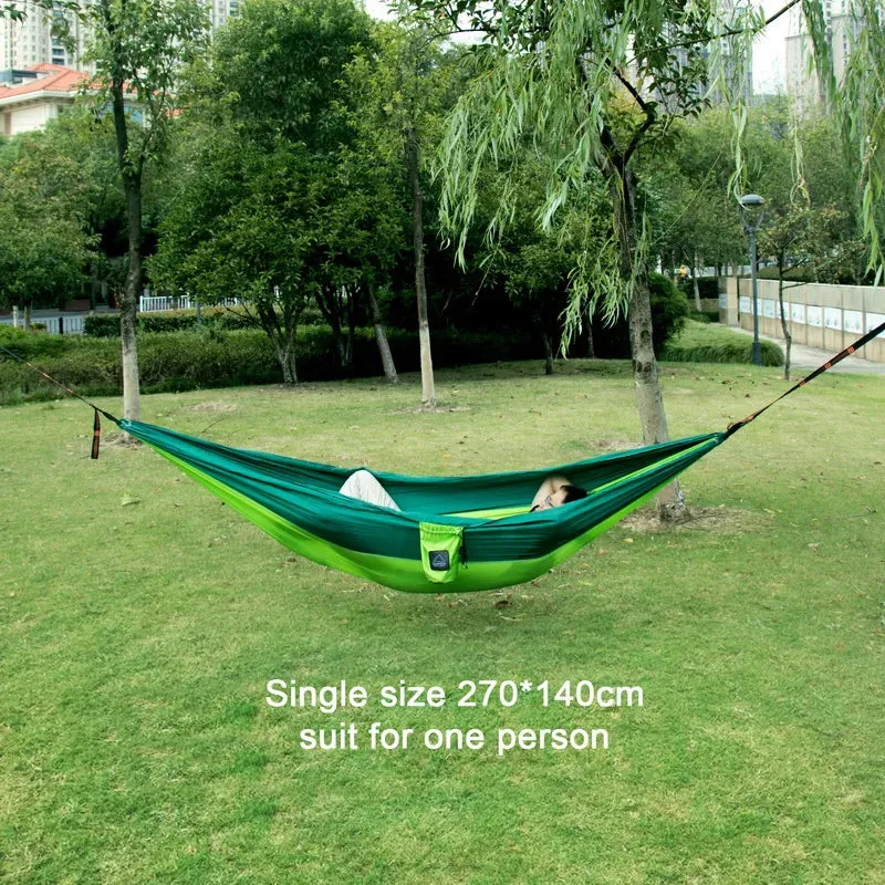 Single and Double Parachute Hammocks for Outdoor Bliss