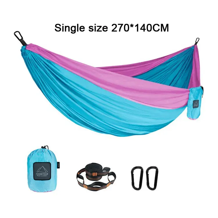 Single and Double Parachute Hammocks for Outdoor Bliss