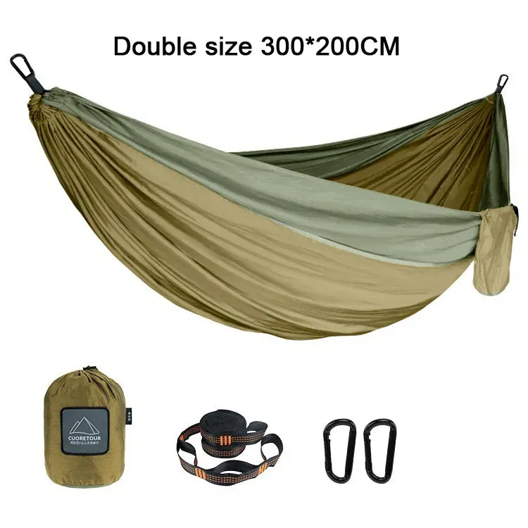Single and Double Parachute Hammocks for Outdoor Bliss
