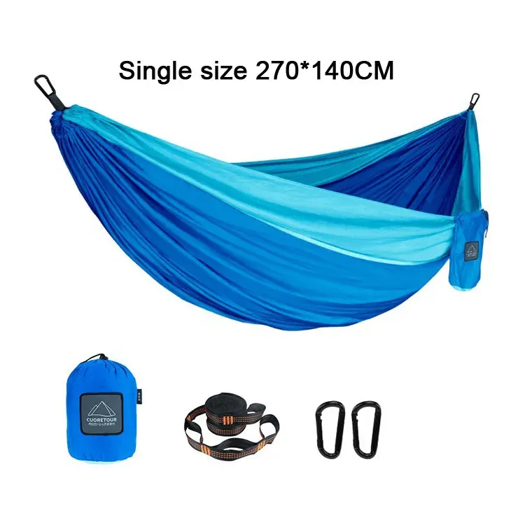 Single and Double Parachute Hammocks for Outdoor Bliss