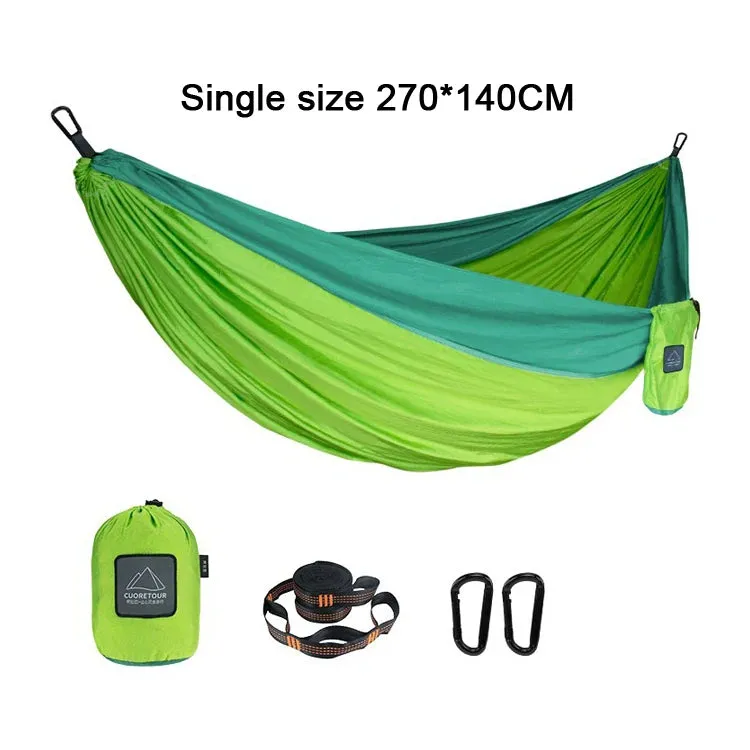Single and Double Parachute Hammocks for Outdoor Bliss