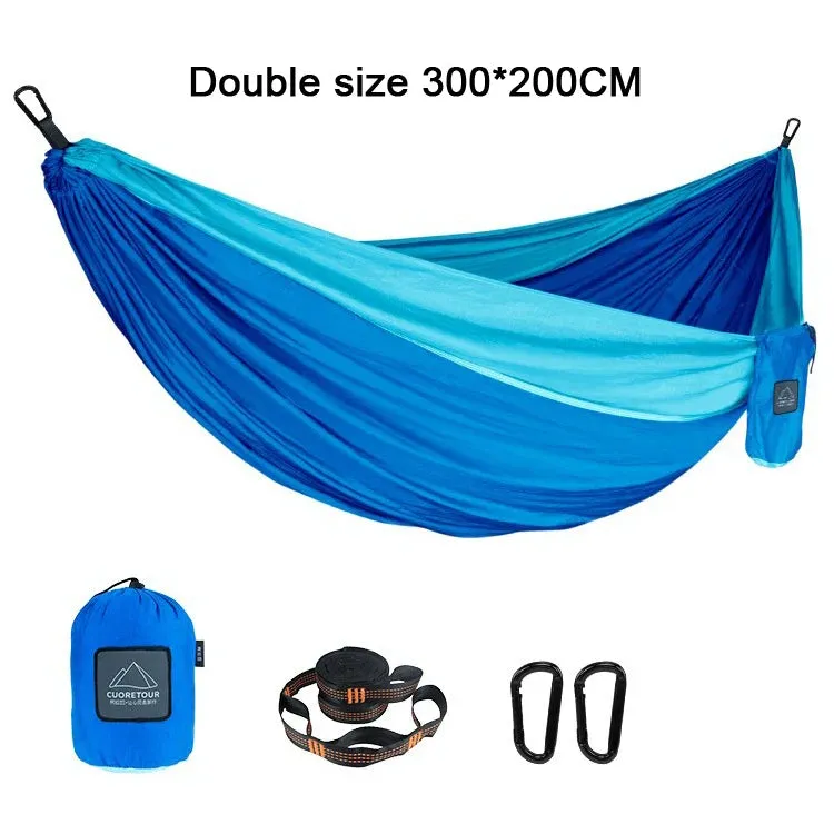 Single and Double Parachute Hammocks for Outdoor Bliss