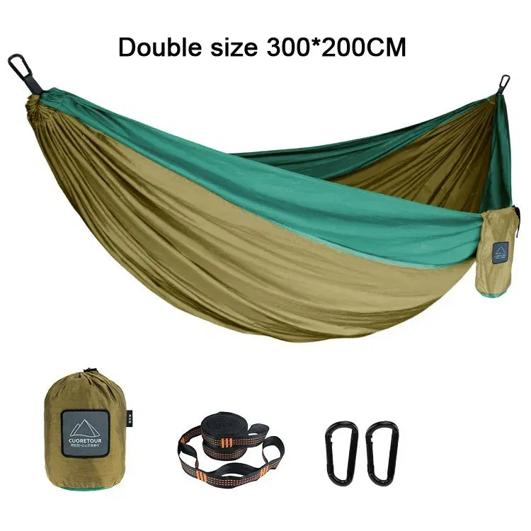Single and Double Parachute Hammocks for Outdoor Bliss