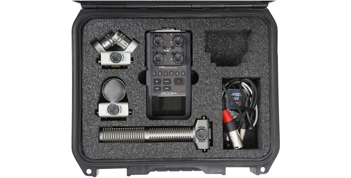 SKB 3iSeries Zoom H6 Broadcast Recorder Kit Waterproof Case