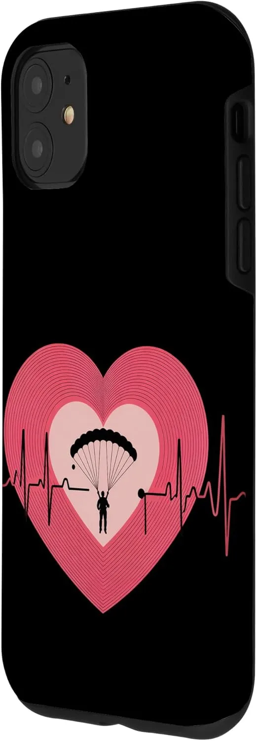 Skydiver Parachuting Parachute Clouds Skydiving Case for iPhone 11