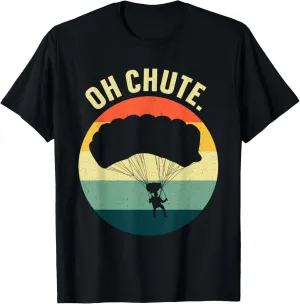 Skydiving Art For Men Women Parachute Skydiver Paragliding T-Shirt