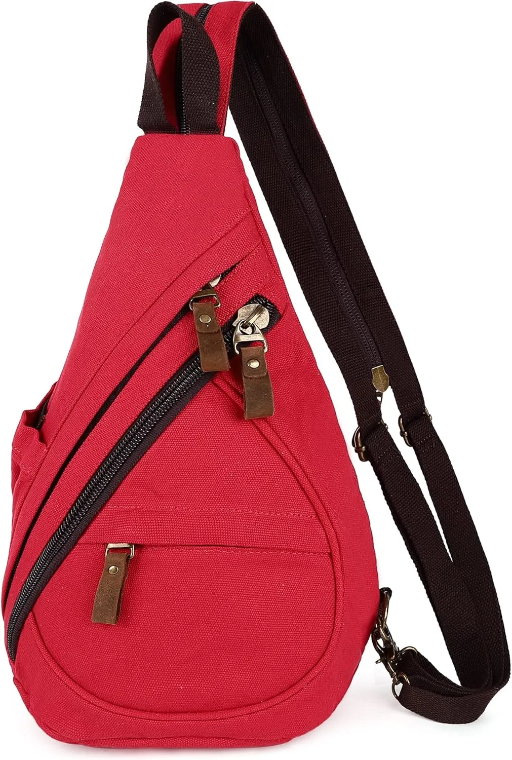 Sling Bags for Women Backpack Purse Canvas Crossbody Bags for Women Small Travel Hiking Daypack