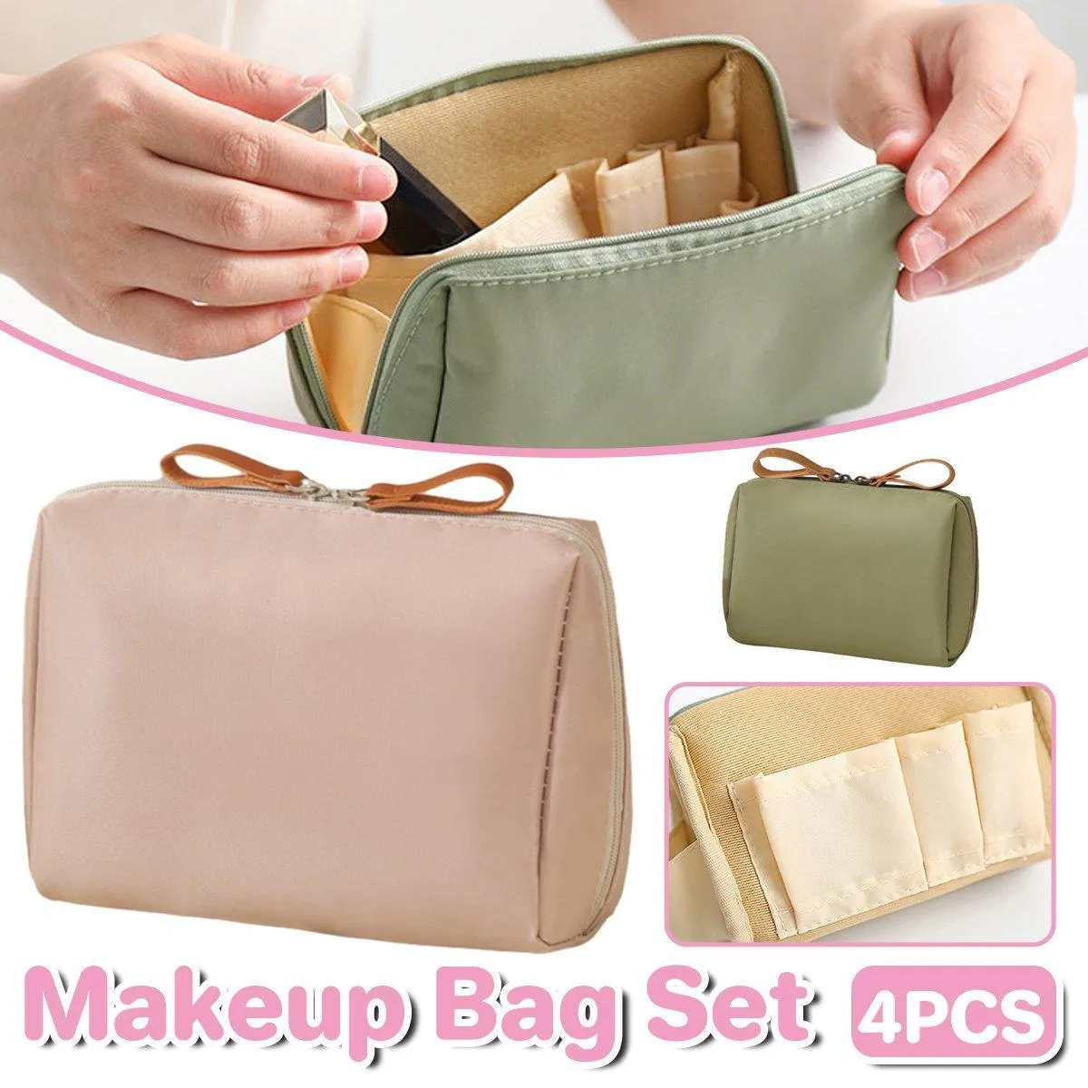 Small Makeup Bag Purse Makeup Pouch Small Cosmetic Bag Mini Portable Handbag