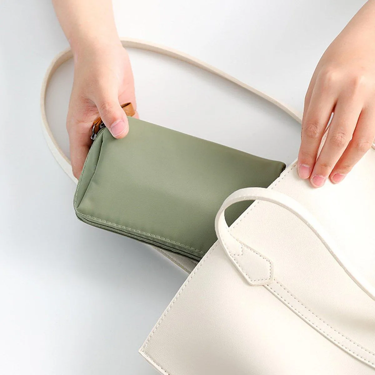Small Makeup Bag Purse Makeup Pouch Small Cosmetic Bag Mini Portable Handbag