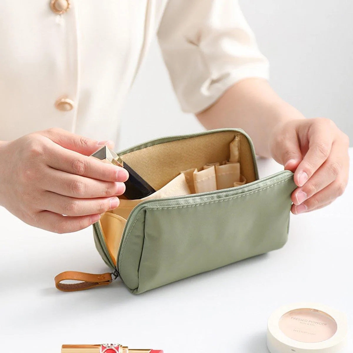 Small Makeup Bag Purse Makeup Pouch Small Cosmetic Bag Mini Portable Handbag