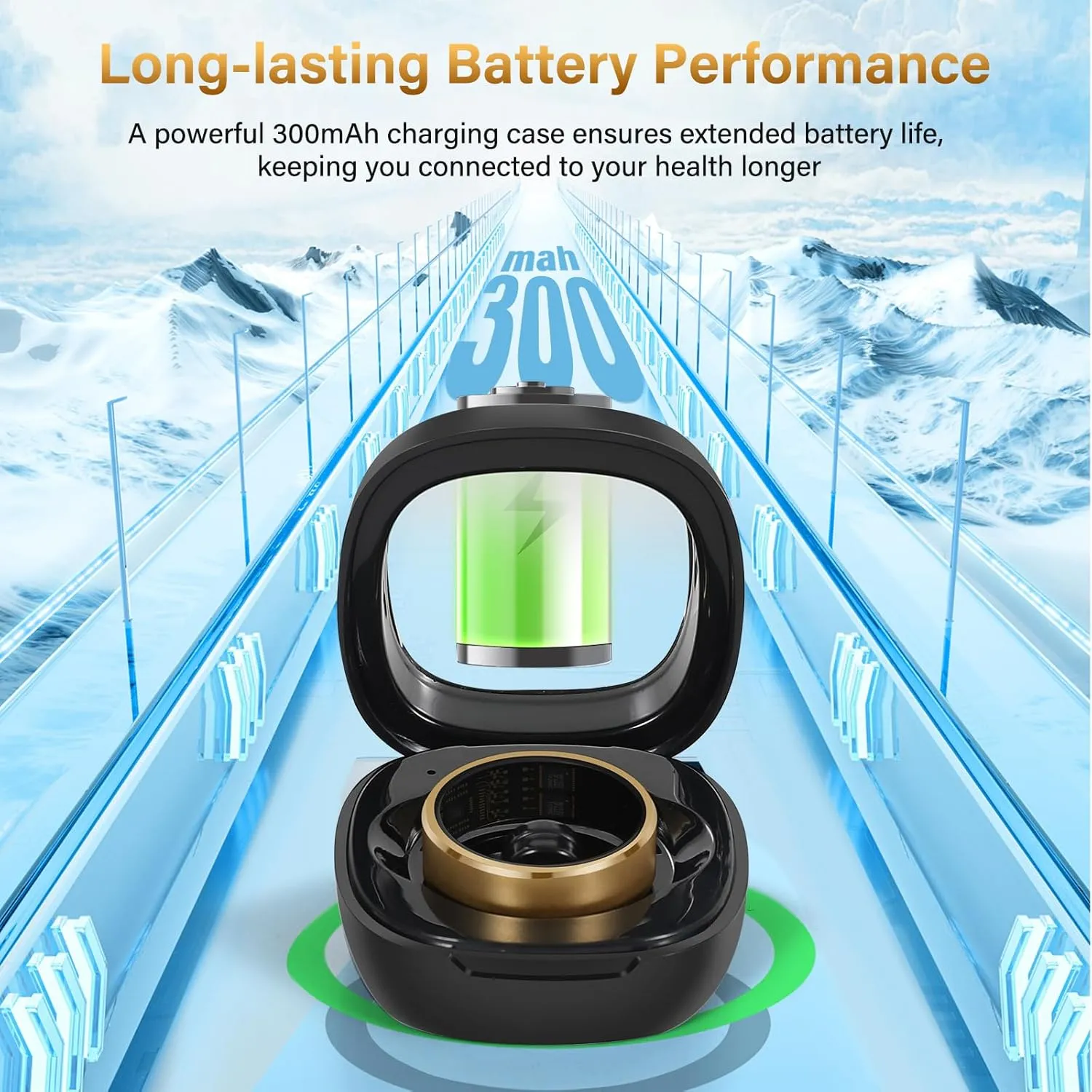Smart Fitness Ring for Men & Women – Health & Activity Tracker with Heart Rate, Sleep Monitoring, Blood Oxygen, Motion Tracking, and Remote Camera Control, Waterproof & No Subscription Required