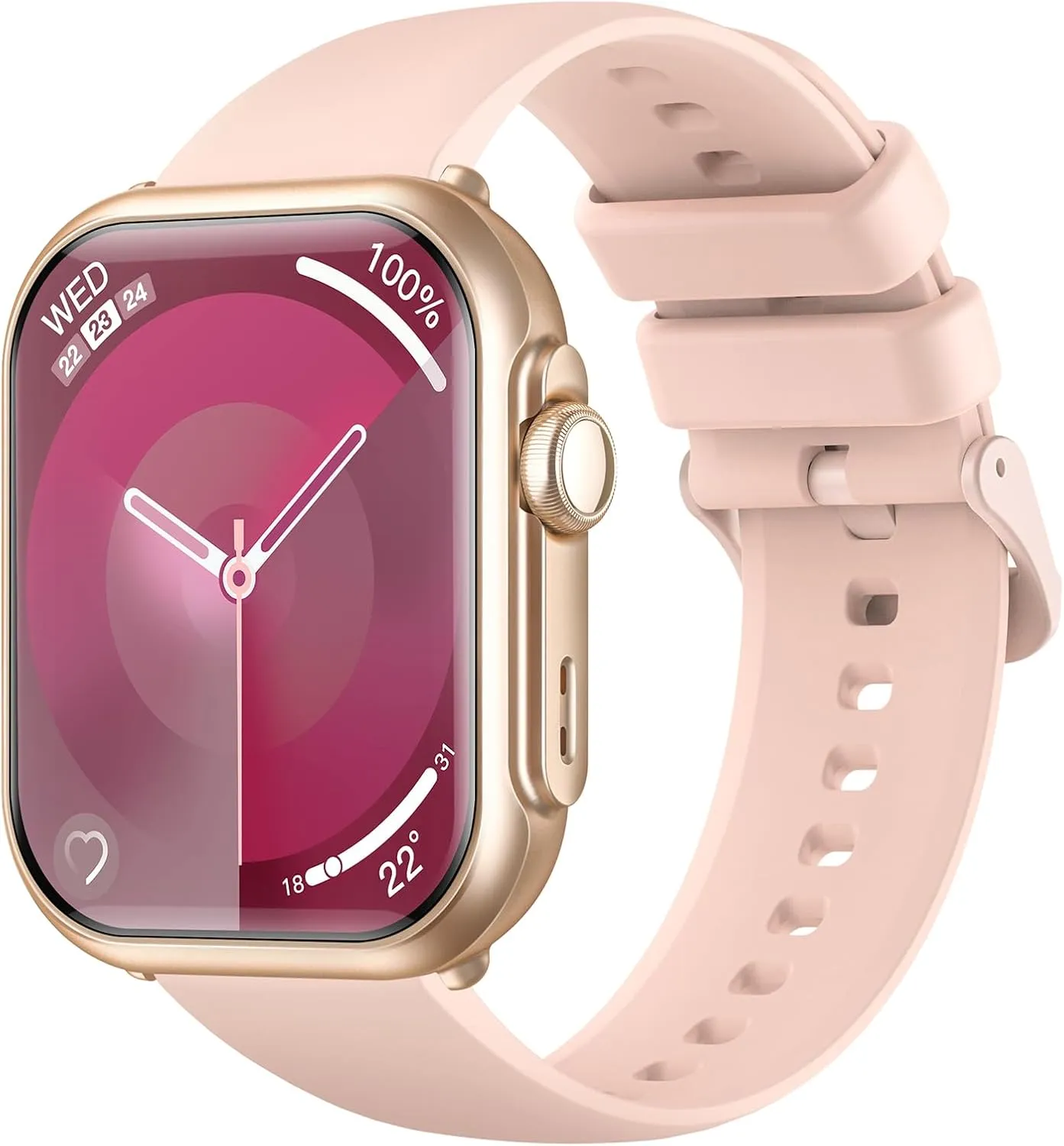 Smart Watches for Men Women: Smart Watch with 1000mAh 100 Day Battery Life Bluetooth Call Heart Rate Blood Pressure SpO2 Sleep Monitor 120  Sports 5ATM Pedometer for iPhone Android Phones
