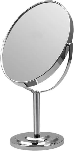 SOIMISS 1Pc Double Sided Oval Vanity Mirror Tabletop Cosmetic Mirror for Bedroom and Bathroom Finish Side for Detailed Skin Evaluation Present for Women