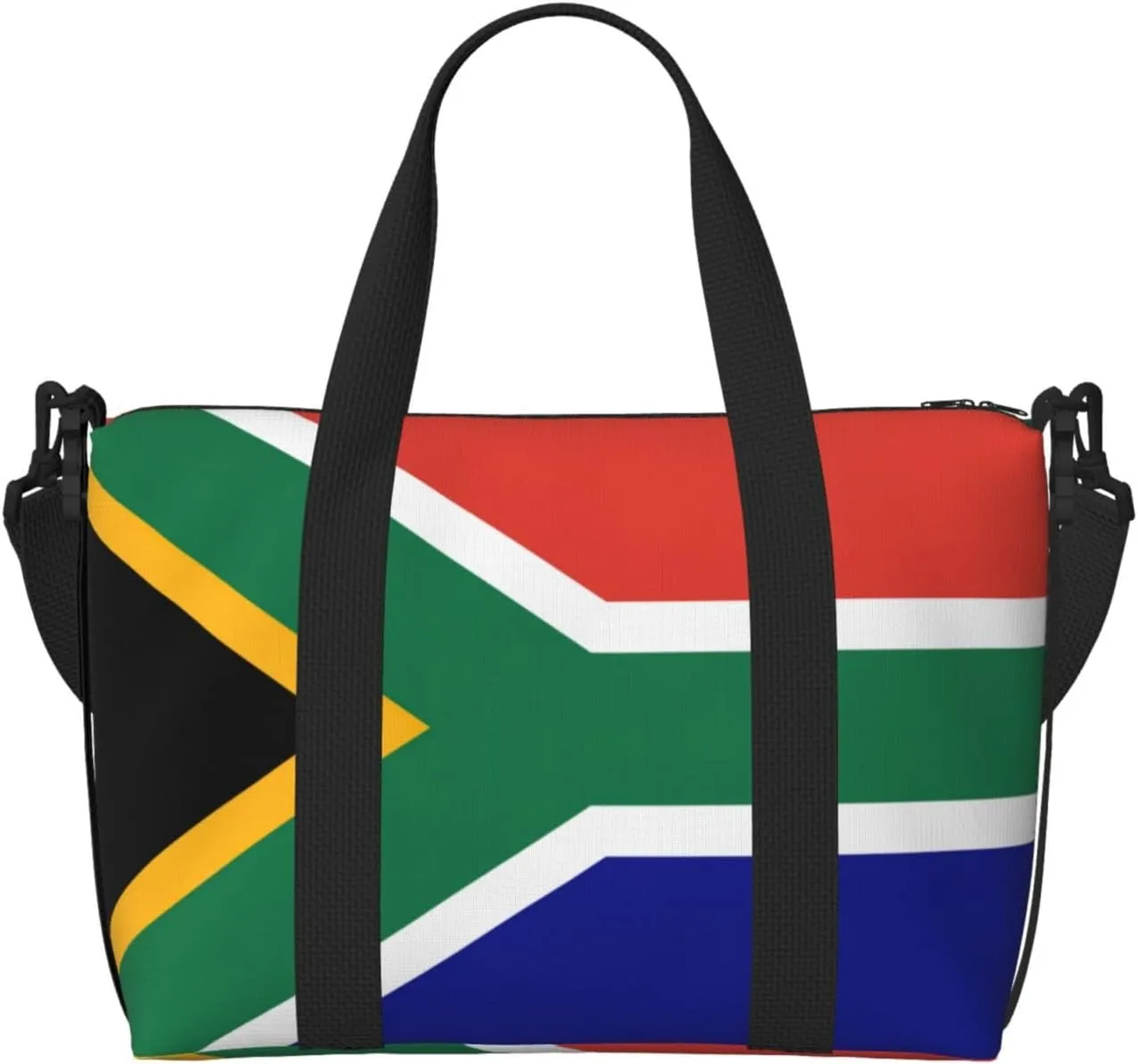 South African flag print Travel Duffel Bag,workout duffel bag, overnight shoulder Bag,Weekender Bag for Women Men