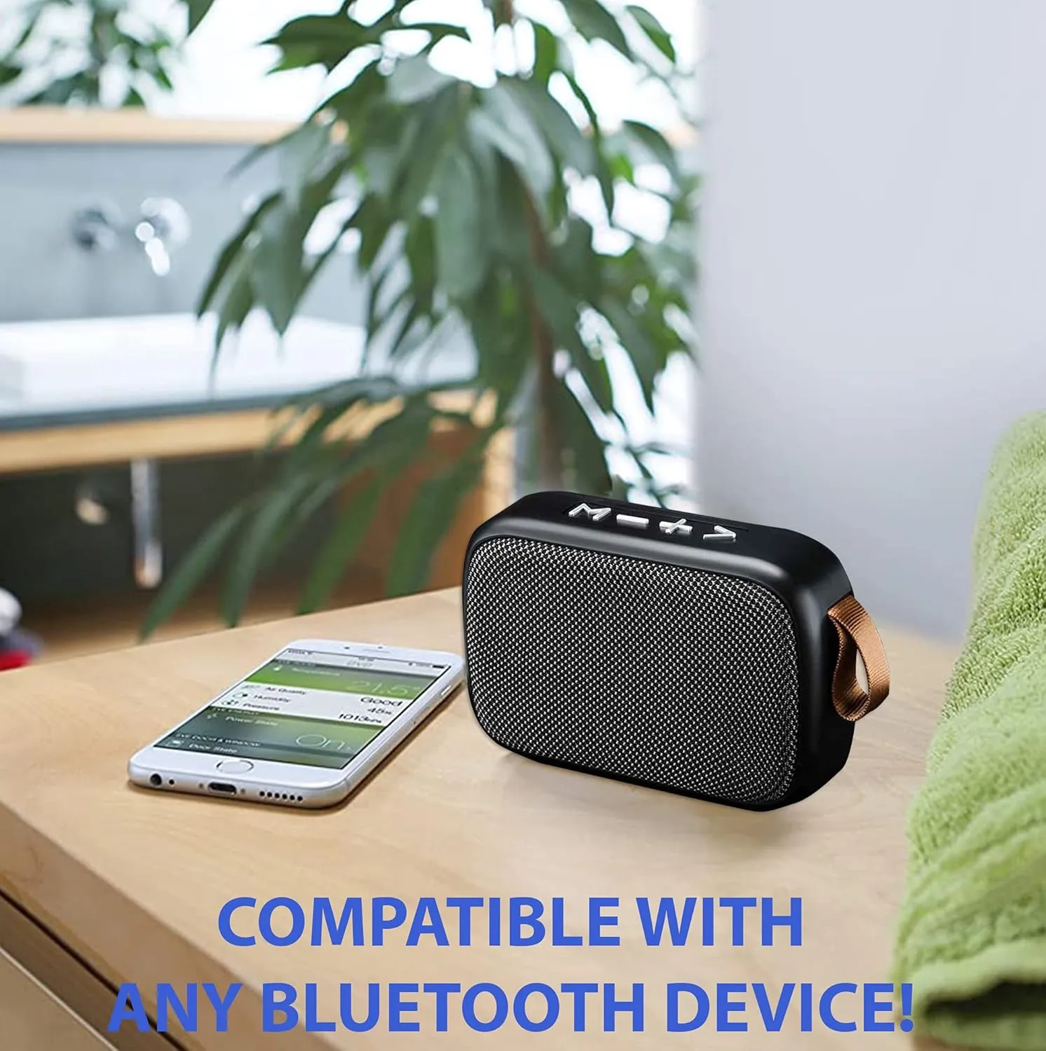 Speaker Compatible with Micromax Unite Fabric Design 3W Playtime 6H Indoor, Outdoor Travel (Blue)