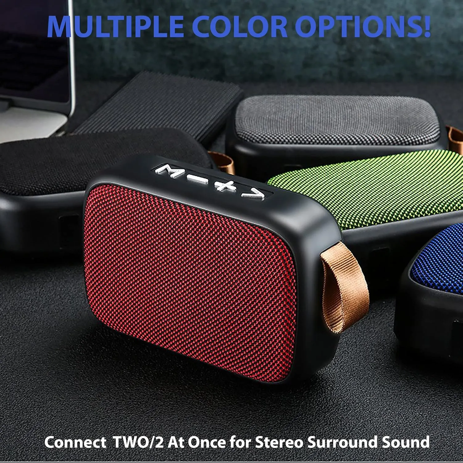 Speaker Compatible with Micromax Unite Fabric Design 3W Playtime 6H Indoor, Outdoor Travel (Blue)