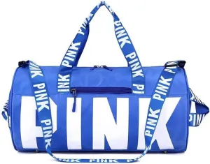 Sports Gym Bag Large Capacity Travel Duffel Bag Sport Shoes Bag with Wet Pocket Compartment for Men and Women Lightweight Multiple Colors (OCEAN BLUE)