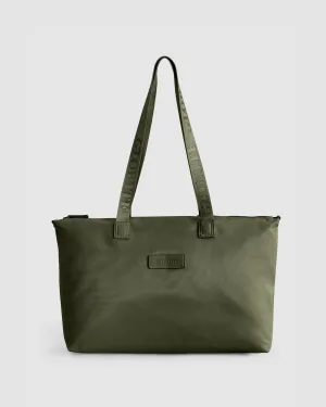 Stash & Dash Tote Bag - Moss Green