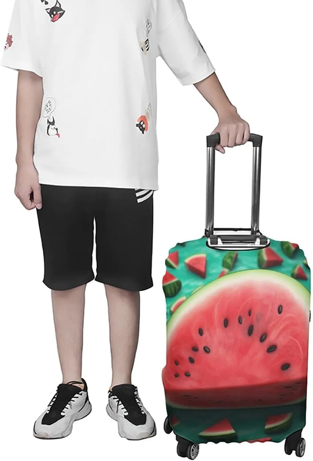 Suitcase Covers for Luggage Dream Watermelon Fashion Luggage Cover Washable Protector Waterproof Suitcase Cover Anti-scratch Travel Suitcases Covers Case for 19-32 Inch Luggages S