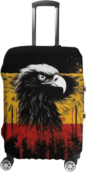 Suitcase Covers for Luggage Germany Flag Eagle Fashion Luggage Cover Washable Protector Waterproof Suitcase Cover Anti-scratch Travel Suitcases Covers Case for 19-32 Inch Luggages XL