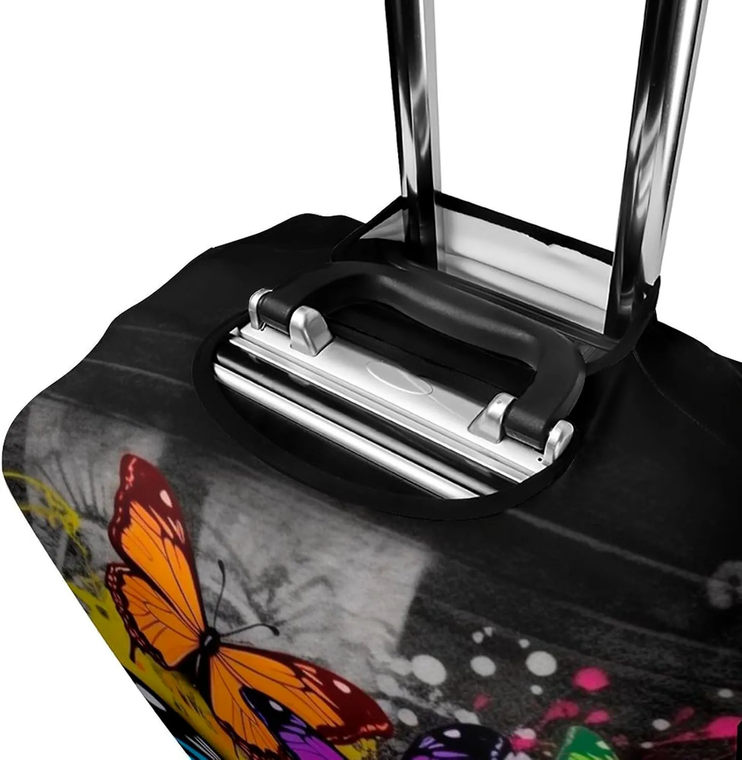 Suitcase Covers for Luggage Graffiti Butterfly Fashion Luggage Cover Washable Protector Waterproof Suitcase Cover Anti-scratch Travel Suitcases Covers Case for 19-32 Inch Luggages L