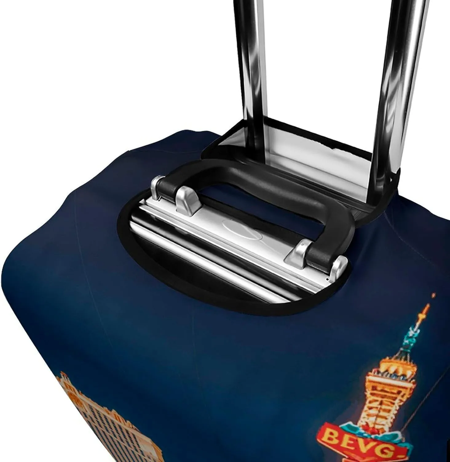 Suitcase Covers for Luggage Las Vegas Night Fashion Luggage Cover Washable Protector Waterproof Suitcase Cover Anti-scratch Travel Suitcases Covers Case for 19-32 Inch Luggages L