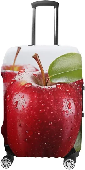 Suitcase Covers for Luggage Red Apple Fruit Fashion Luggage Cover Washable Protector Waterproof Suitcase Cover Anti-scratch Travel Suitcases Covers Case for 19-32 Inch Luggages S